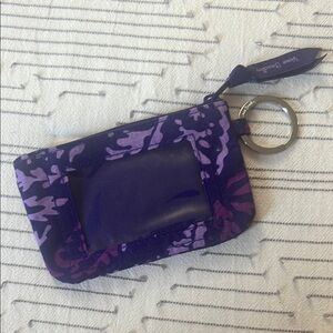 Vera Bradley Violet Floral ID Holder